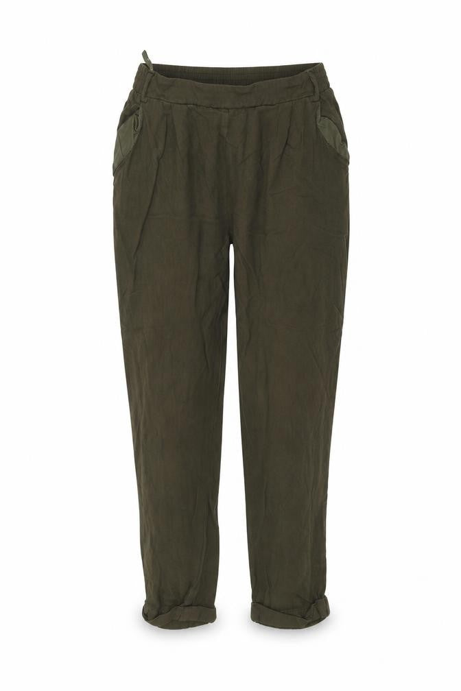 New Look Womens Green   Trousers  Size 10 L24 in