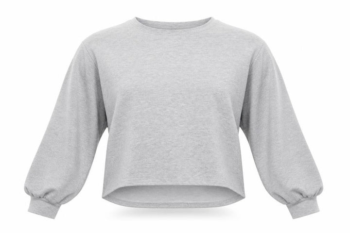 Nasty Gal Womens Grey   Pullover Sweatshirt Size 14  - Cropped