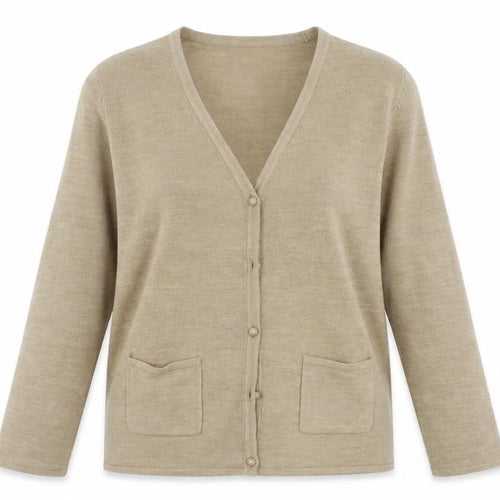 Bonmarché  Womens Beige   Cardigan Jumper Size M