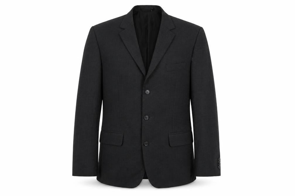Front view of George men’s grey jacket blazer, size 42