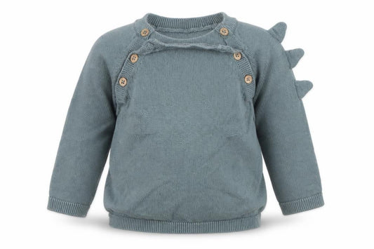 Front view of Tu Baby Green jumper, size 6-9, Months
