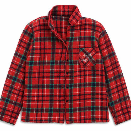 F&F Womens Multicoloured Plaid  Top Nightshirt Size 8
