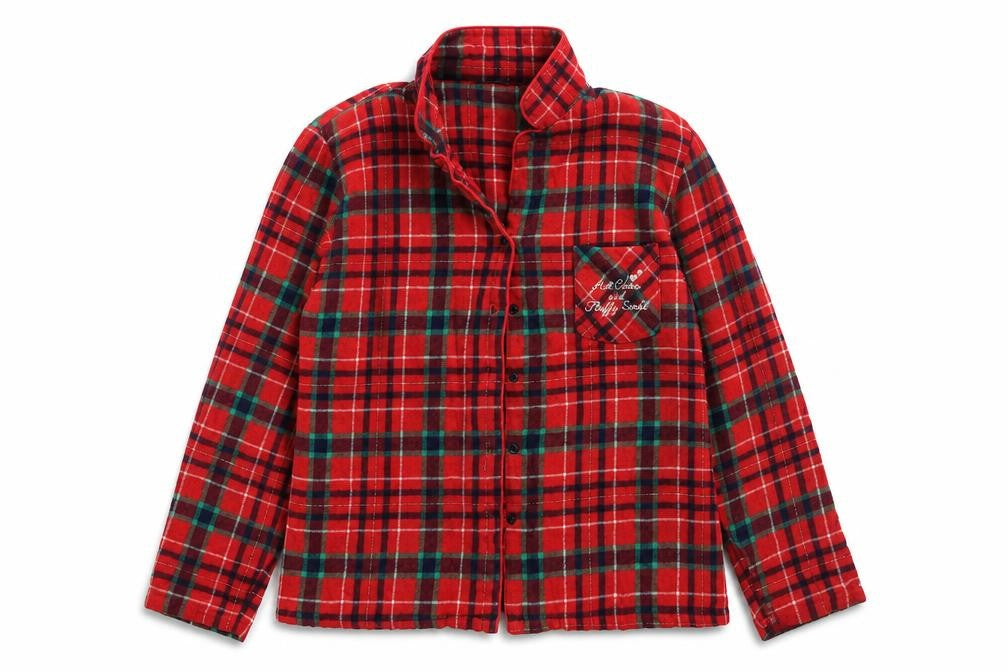 F&F Womens Multicoloured Plaid  Top Nightshirt Size 8