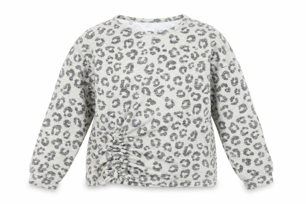 TU Girls Green Animal Print  Pullover Jumper Size 4-5 Years