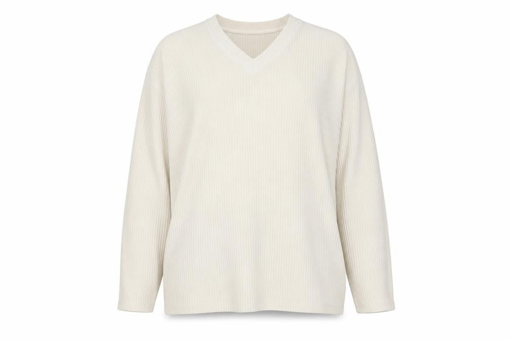Front view of NICO women’s beige jumper, size XL