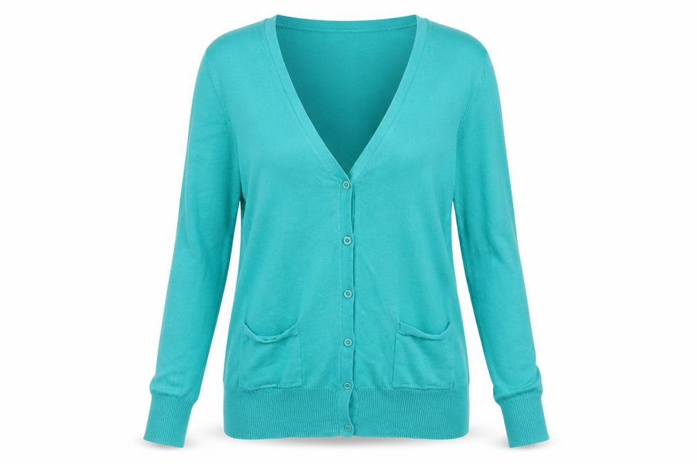 South Womens Green   Cardigan Jumper Size 12