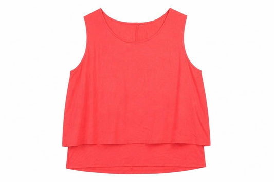 Front view of INTUITION women’s pink basic t-shirt, size UK 22