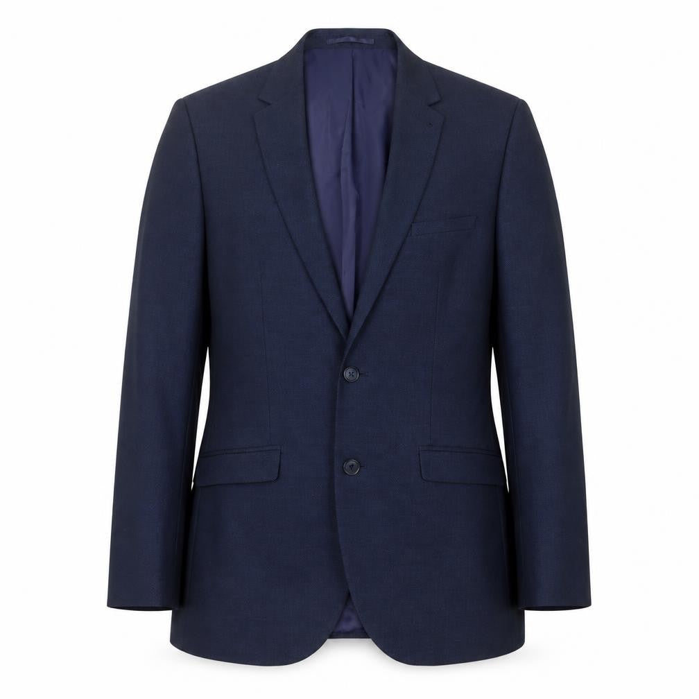 Front view of Taylor & Wright men’s blue jacket suit jacket, size 40