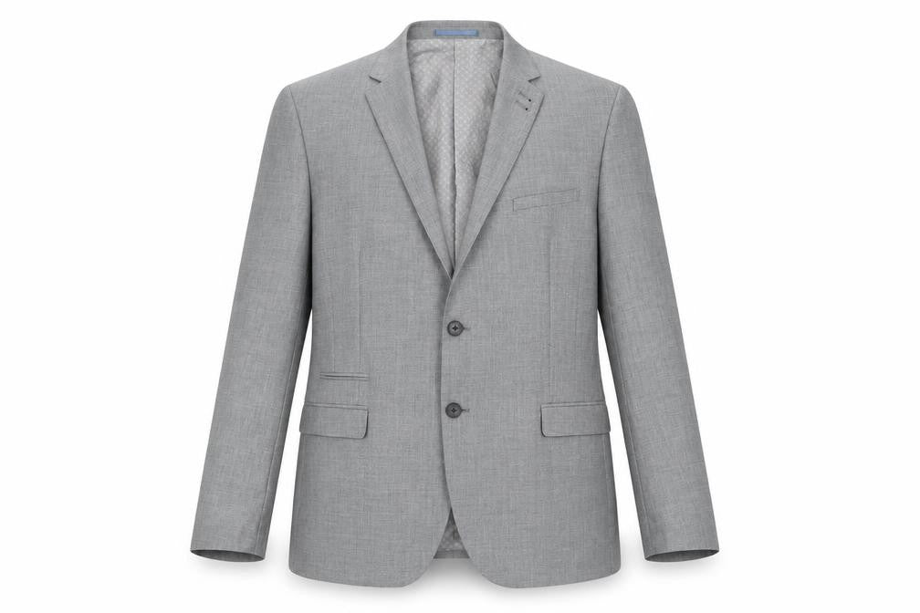 Front view of Taylor & Wright men’s grey jacket suit jacket, size 46