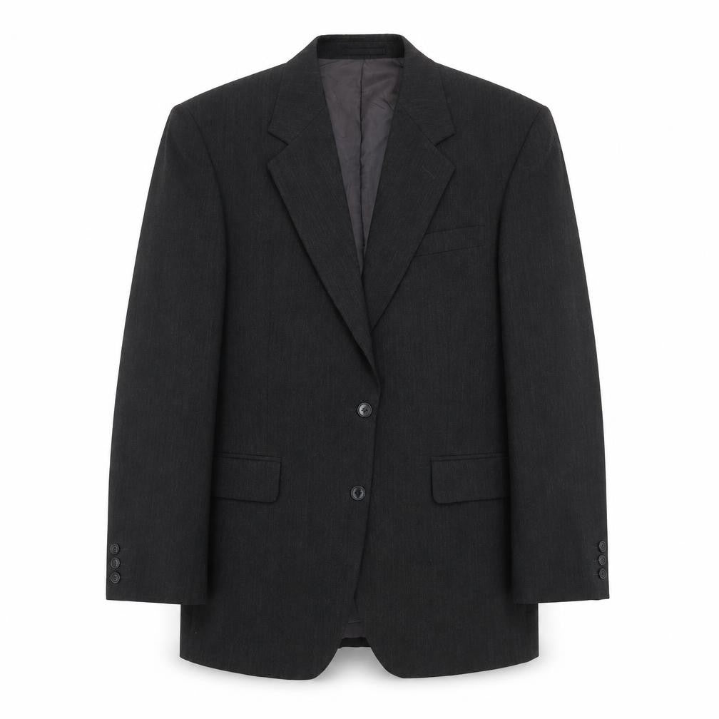 Front view of Moorcroft men’s grey jacket suit jacket, size 42