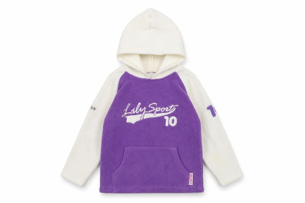 lily by lily  Boys Purple   Pullover Hoodie Size 2-3 Years