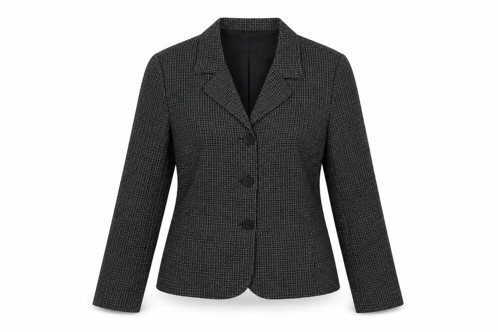 Front view of Next women’s brown jacket blazer, size UK 12