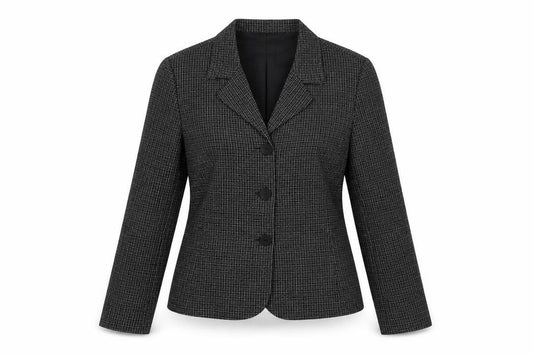 Front view of Next women’s brown jacket blazer, size UK 12