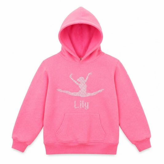 Varsany Girls Pink   Pullover Hoodie Size 9-10 Years  - LILY