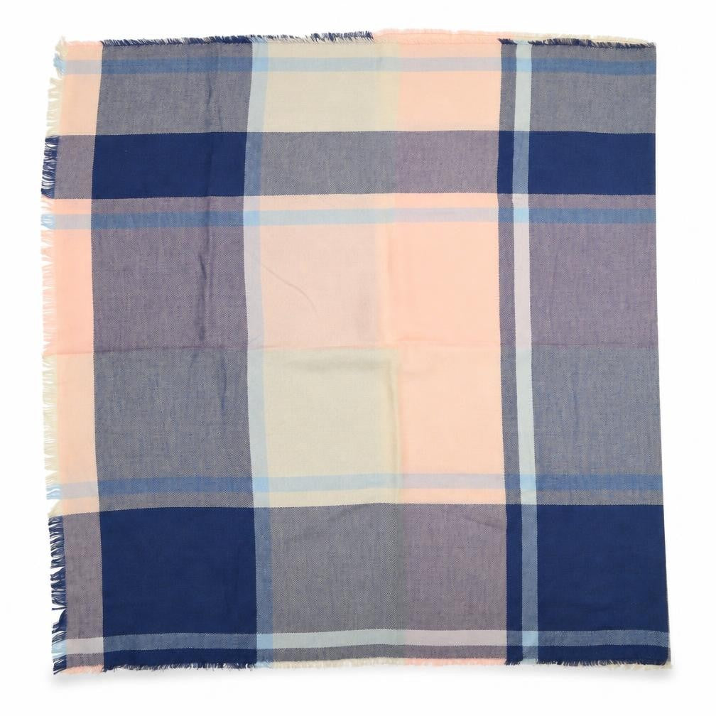 Front view of Accessorize women’s blue shawl/wrap