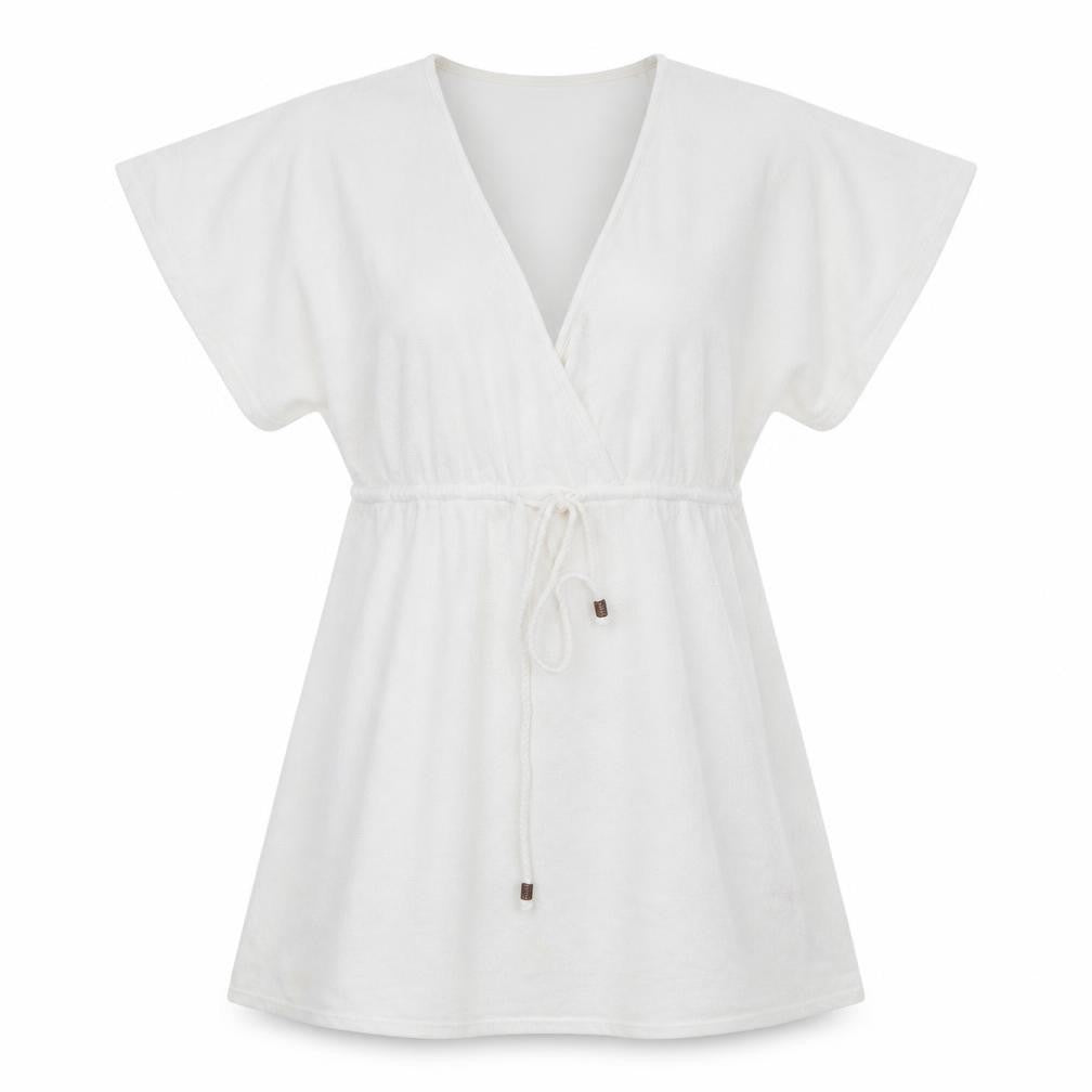 Front view of Primark women’s white fit & flare, size XS