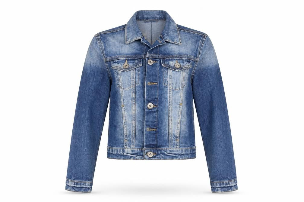 Front view of anti blue women’s blue jacket, size XS