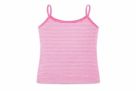 Front view of Essentials women’s white striped basic t-shirt, size UK 16