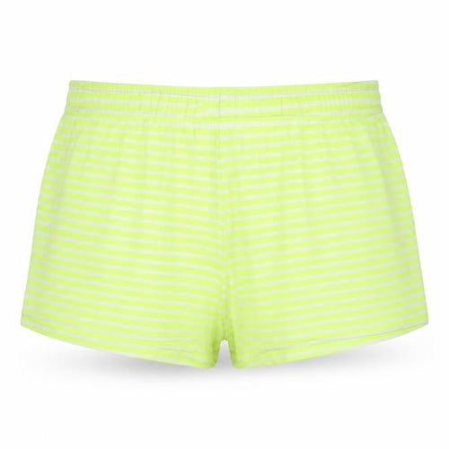 F&F Womens Yellow Striped  Hot Pants Shorts Size 8