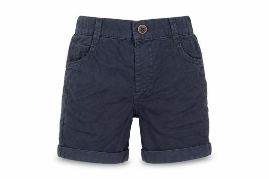 Front view of Nutmeg Baby Blue Cropped Trousers, size 18-24, Months
