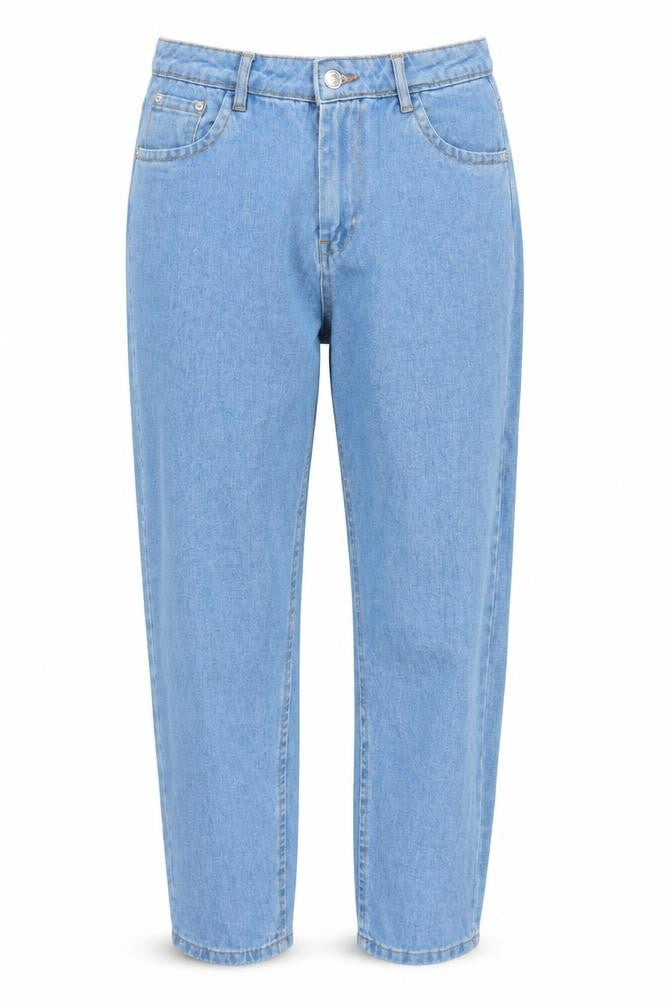 Wednesday's Girl Womens Blue   Boyfriend Jeans Size 28 in L25 in - Cropped