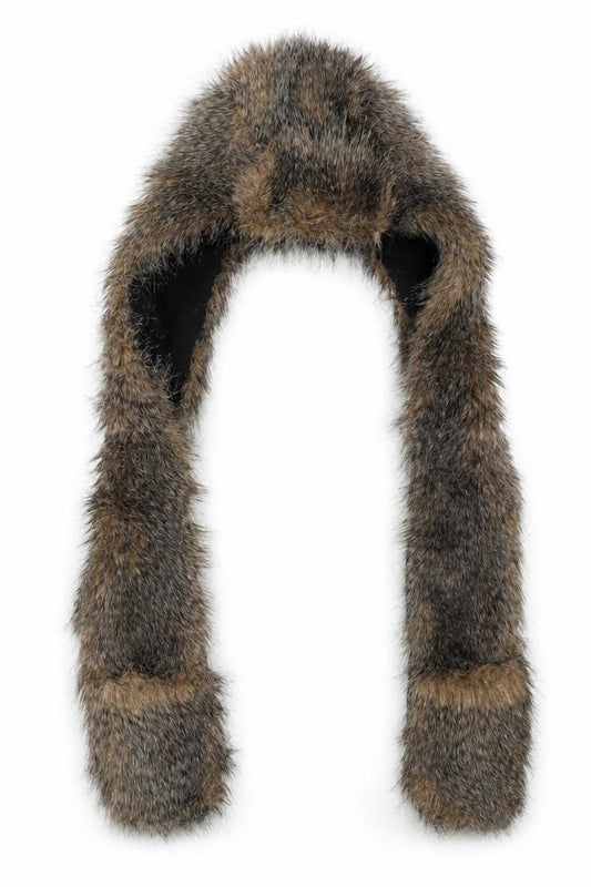 New Look Girls Multicoloured Animal Print  Scarf Scarves & Wraps One Size