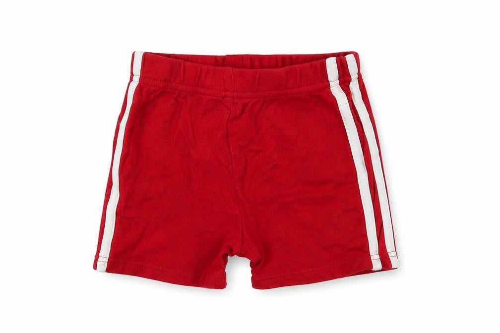 George Baby Red Striped  Jogger Trousers Size 12-18 Months