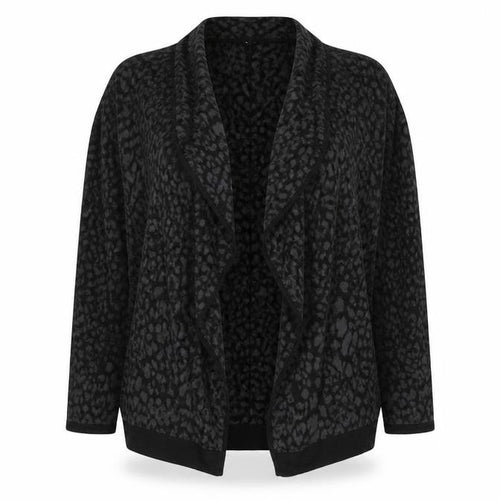 CC Womens Multicoloured Animal Print  Cardigan Jumper Size L