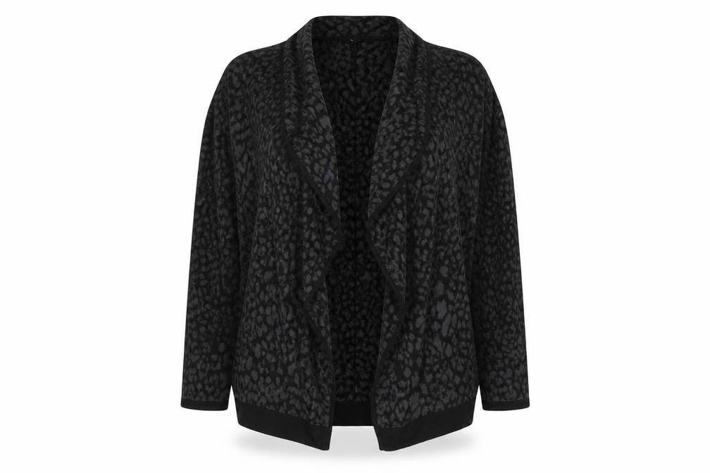 CC Womens Multicoloured Animal Print  Cardigan Jumper Size L