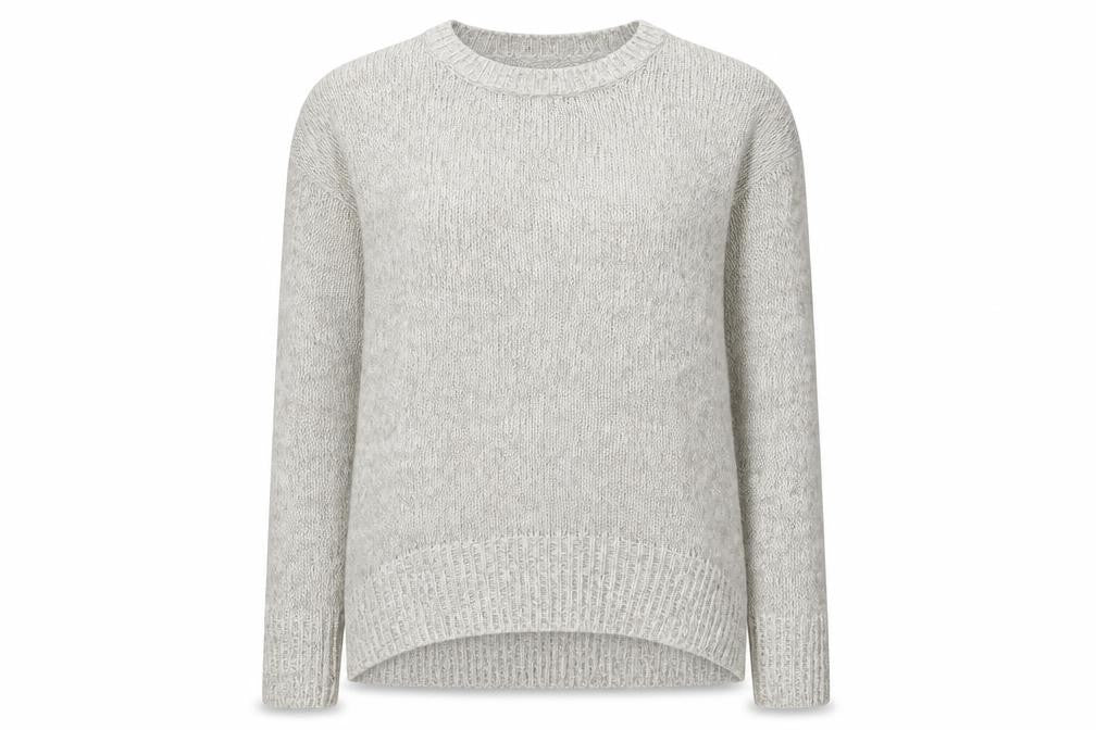 Front view of New Look women’s grey jumper, size S
