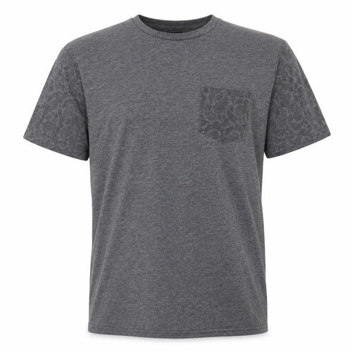 Burton Mens Grey Paisley   T-Shirt Size M