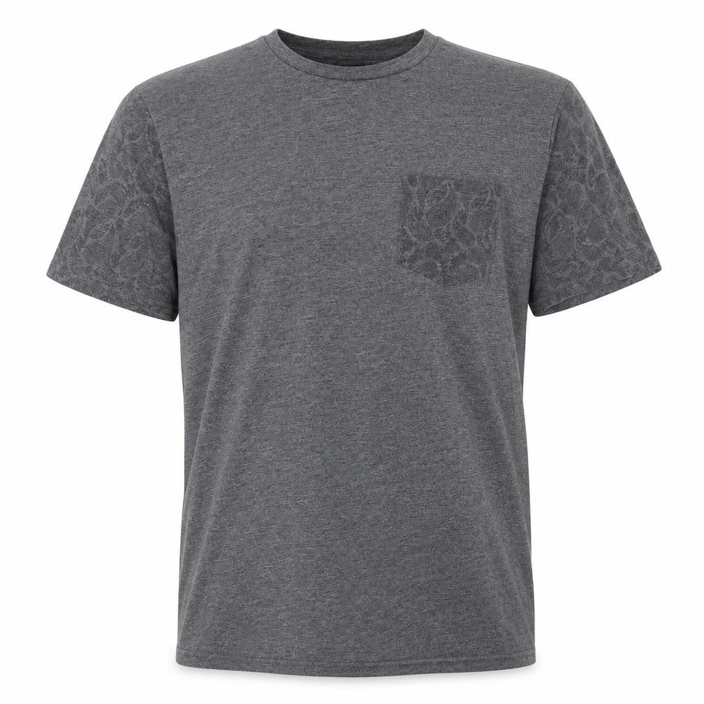 Burton Mens Grey Paisley   T-Shirt Size M