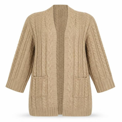 Boohoo Womens Brown   Cardigan Jumper Size S