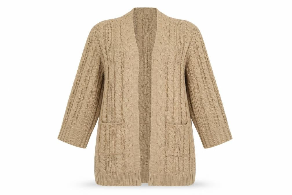 Boohoo Womens Brown   Cardigan Jumper Size S