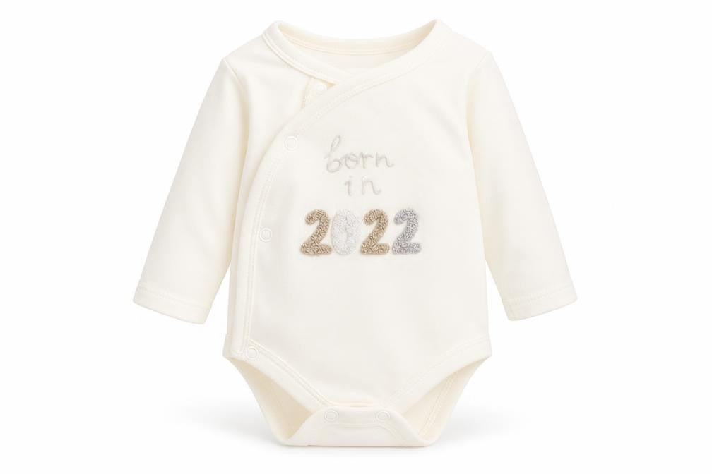 George Baby Ivory   Romper One-Piece Size Newborn  - Born in 2022