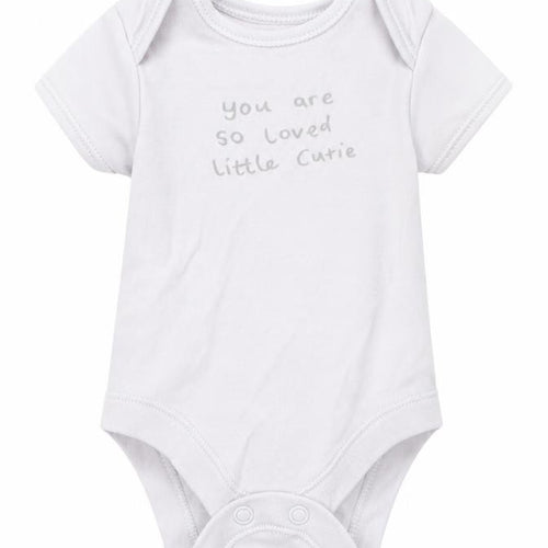 George Baby Grey   Romper One-Piece Size Newborn  - Little Cutie