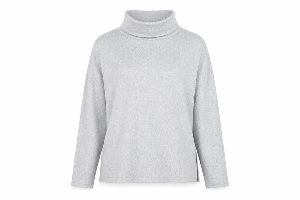 Front view of New Look women’s grey jumper, size M