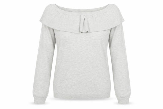 Front view of Divided women’s grey full zip jumper, size S