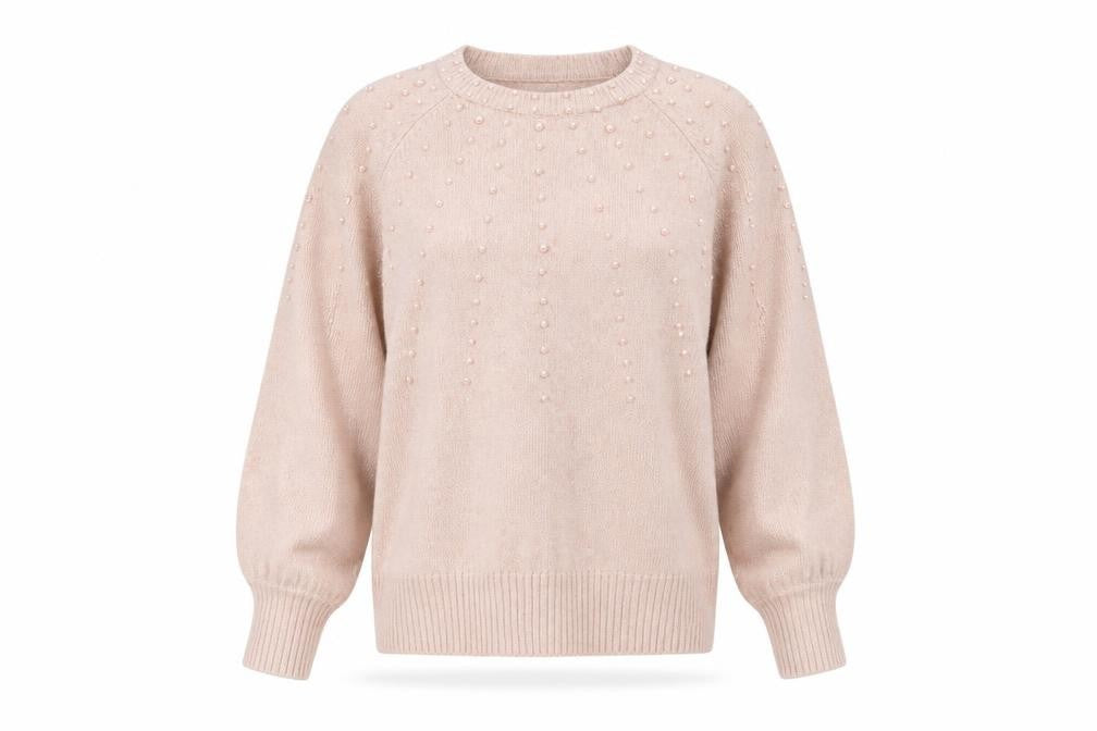 Front view of Primark women’s pink jumper, size M