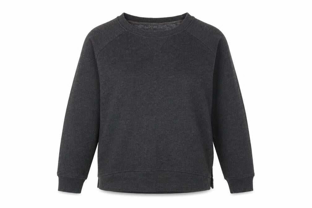 Front view of Atmosphere women’s green pullover sweatshirt, size UK 12