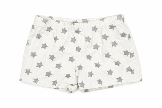 Front view of F&F girls’ multicoloured polka dot sleep shorts, size 3-4, years