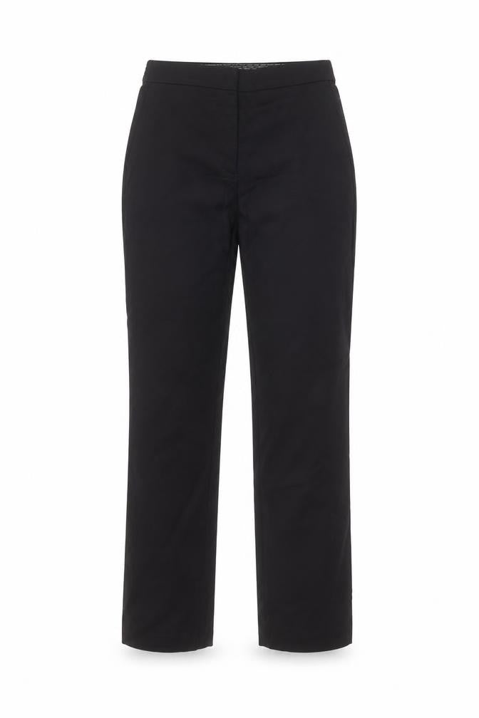 Front view of Zara women’s black trousers, size S, 25-inch leg