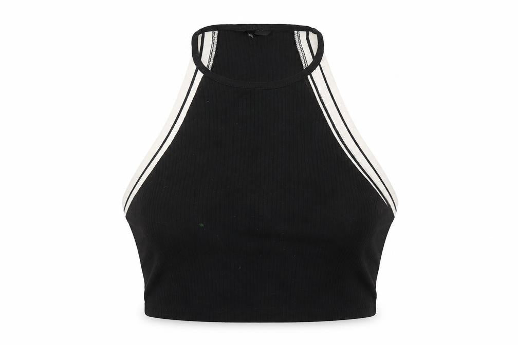Topshop Womens Black   Basic Tank Size 14