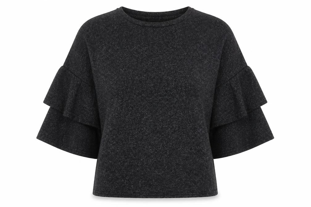 Front view of New Look women’s black jumper, size L