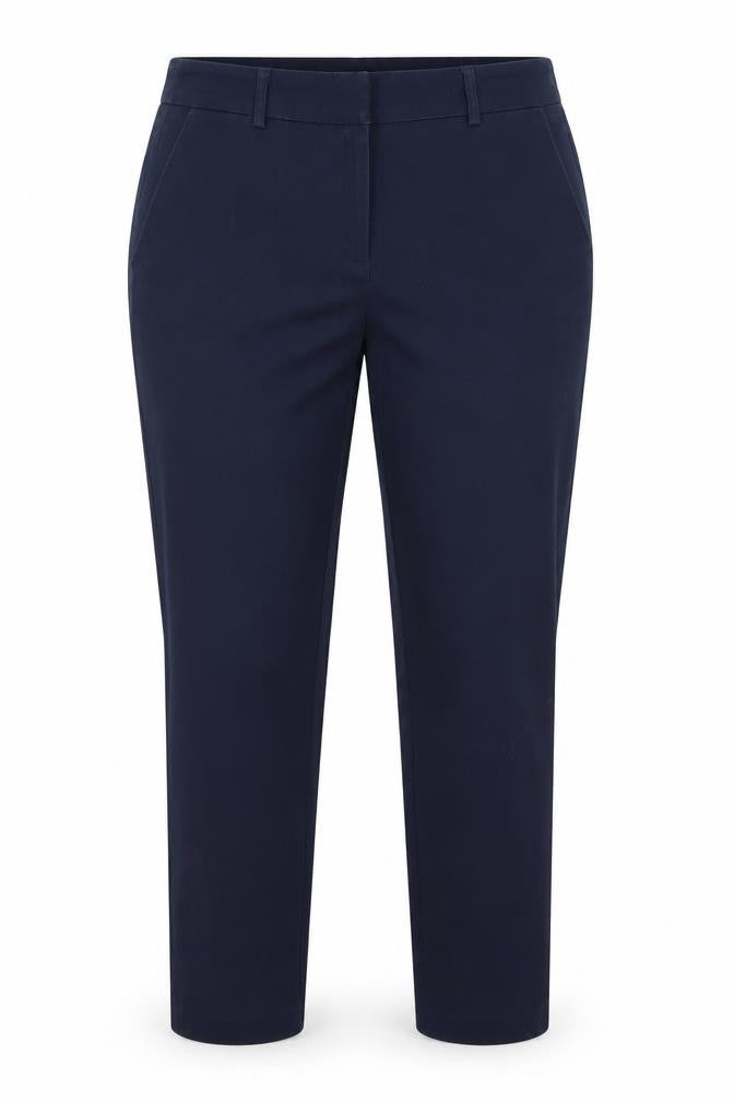 Hilary Radley Womens Blue  Cotton Trousers  Size 14 L26 in Regular