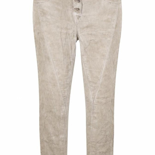 Janina Womens Beige  Cotton Straight Jeans Size 10 L26 in Regular