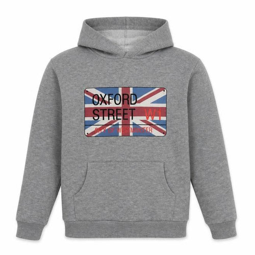 Primark Girls Grey  Cotton Pullover Hoodie Size 13-14 Years   - London