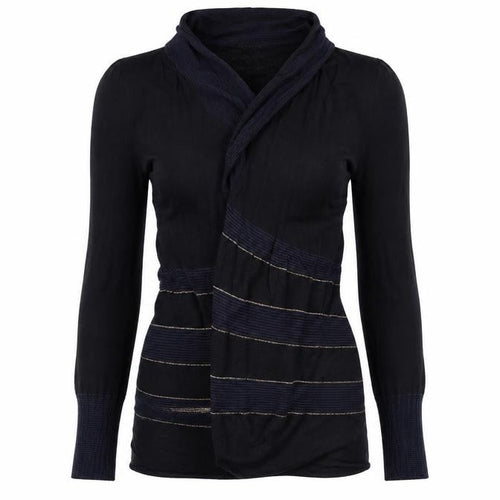 Per Una Womens Blue V-Neck  Acrylic Cardigan Jumper Size 12