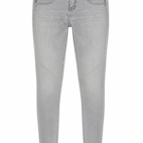 DENIM CO Womens Grey  Cotton Skinny Jeans Size 8 L31 in Regular