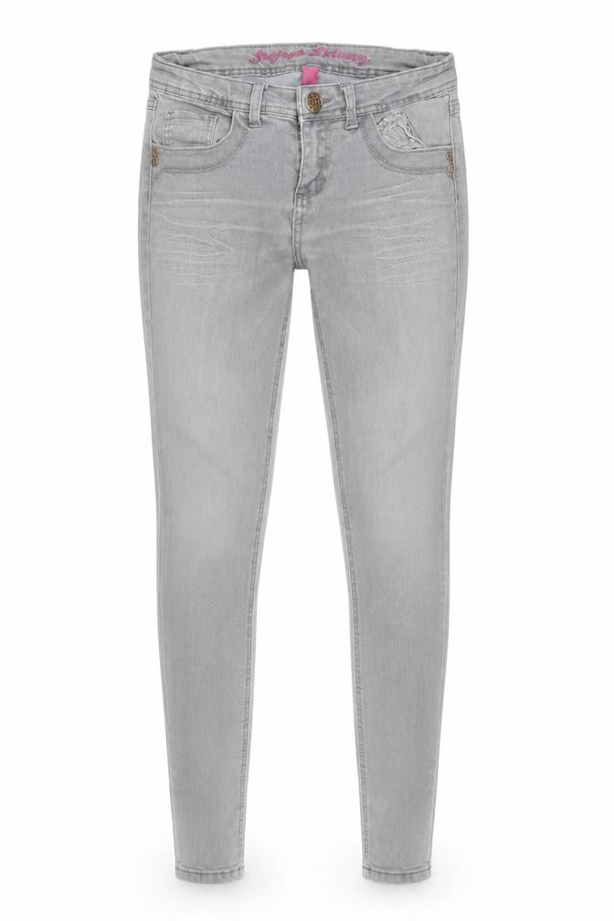 DENIM CO Womens Grey  Cotton Skinny Jeans Size 8 L31 in Regular